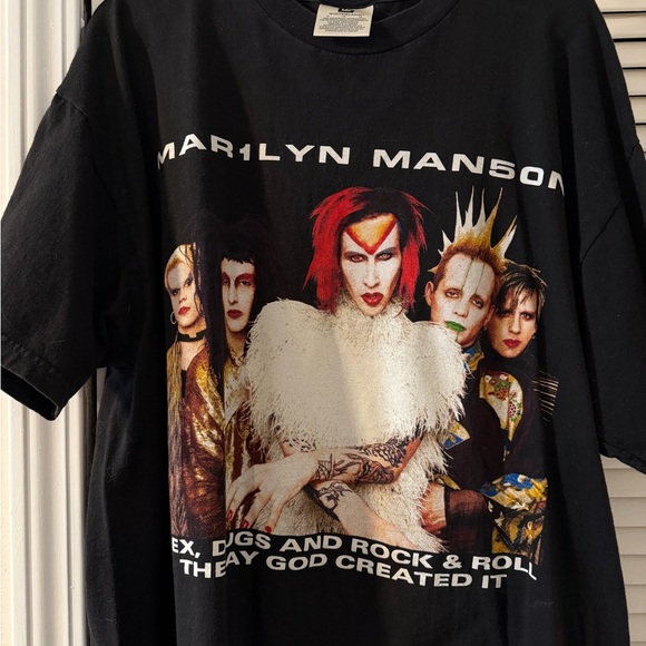 1999 Marilyn Manson Rock is Dead tour T-shirt